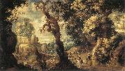HONDECOETER, Gillis Claesz. d Baptism of the Moorish Chamberlain sf oil painting